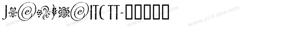 JuanitaITC TT字体转换